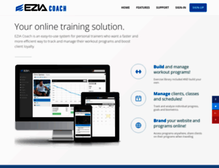 eziacoach.com screenshot