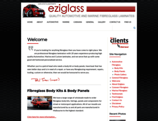 eziglass.com.au screenshot