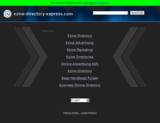 ezine-directory-express.com screenshot