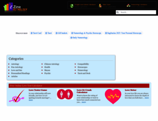 ezineastrology.com screenshot