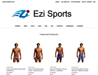 ezisports.com.au screenshot