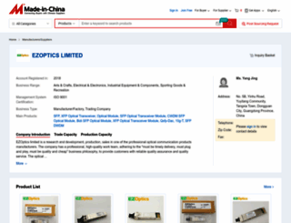 ezoptics.en.made-in-china.com screenshot
