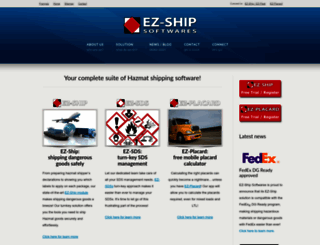 ezshipsoftwares.com screenshot