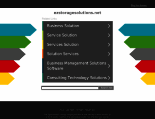 ezstoragesolutions.net screenshot
