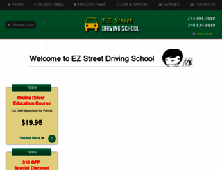 ezstreetdrivingschool.com screenshot