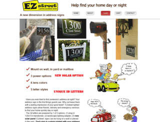 ezstreetsigns.net screenshot