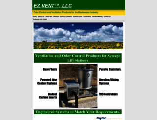 ezventmfg.com screenshot