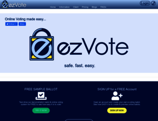 ezvoteonline.com screenshot
