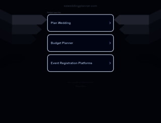 ezweddingplanner.com screenshot