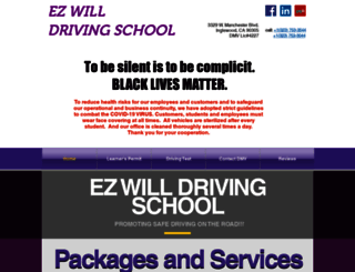 ezwilldrivingschool.com screenshot