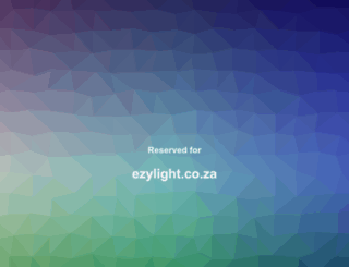 ezylight.co.za screenshot
