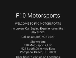f10motorsports.com screenshot