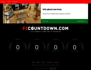 f1countdown.com screenshot