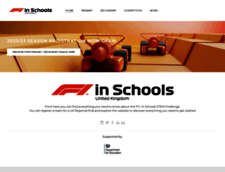 f1inschools.co.uk screenshot