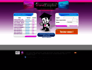 f1rstemploi.com screenshot
