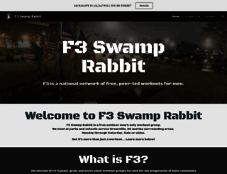 f3swamprabbit.com screenshot