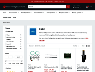 faacgatesystems.com screenshot