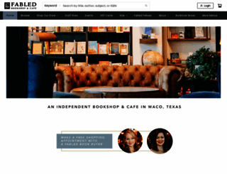 fabledbookshop.com screenshot