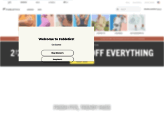 fabletics.com screenshot