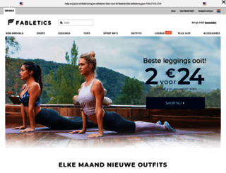 fabletics.nl screenshot
