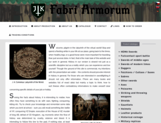 fabri-armorum.com screenshot