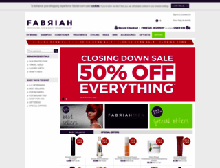 fabriah.com screenshot