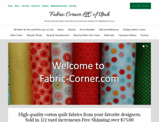 fabric-corner.com screenshot
