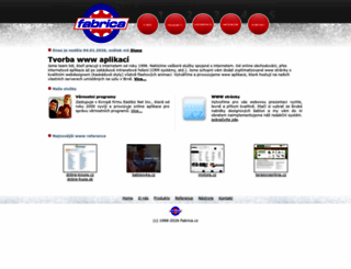 fabrica.cz screenshot