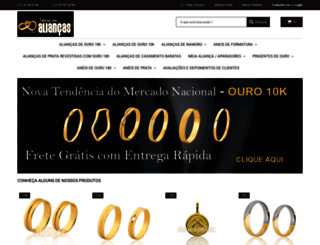 fabricadasaliancas.com.br screenshot