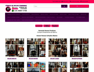 fabricadebolsasfemininas.com.br screenshot