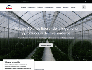 fabricanteinvernaderos.com screenshot