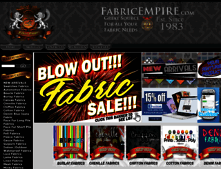 fabricempire.com screenshot
