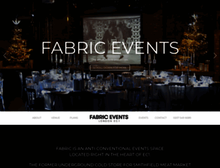 fabricevents.com screenshot