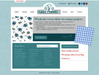 fabricfindersinc.com screenshot