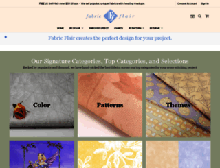 fabricflair.com screenshot