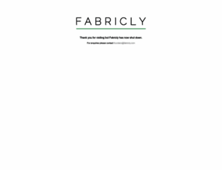 fabricly.com screenshot