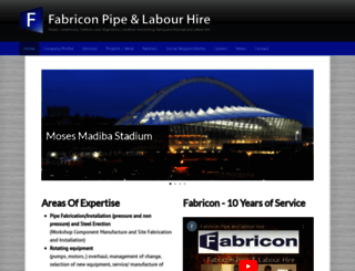 fabricon.co.za screenshot