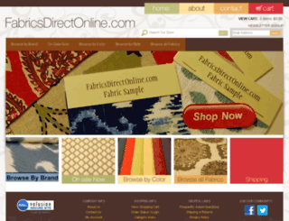 fabricsdirectonline.com screenshot