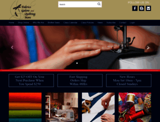 fabricsgaloreandquiltingstore.com screenshot