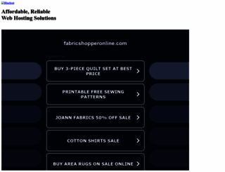 fabricshopperonline.com screenshot