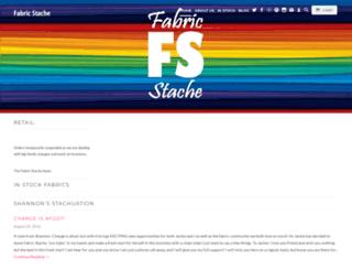 fabricstacheshop.com screenshot