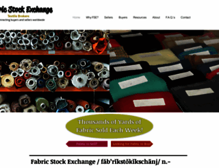 fabricstockexchange.com screenshot