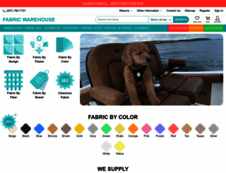 fabricwarehouse.com screenshot