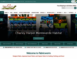 fabricworm.com screenshot