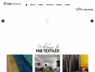 fabtextiles.com screenshot