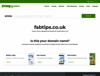 fabtips.co.uk screenshot