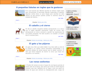 fabulascortas3.com screenshot