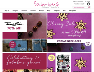 fabulouscollections.co.uk screenshot