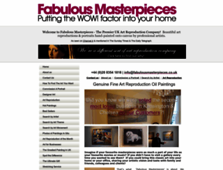 fabulousmasterpieces.co.uk screenshot