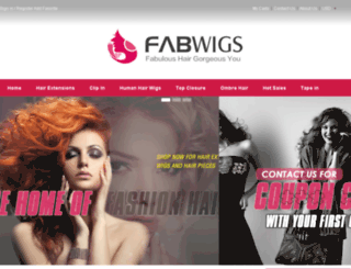 fabwigs.com screenshot